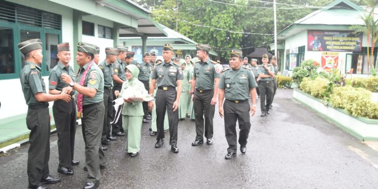 Kodim HST Lepas Prajurit Terbaiknya dalam Upacara Purna Tugas