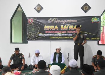 Kodim HST Gelar Peringatan Isra Mi’raj Nabi Muhammad SAW