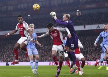 Hasil Arsenal vs Tottenham: Skor 2-1