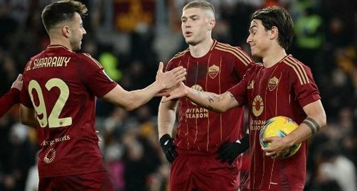 AS Roma Vs Genoa di Liga Italia: Skor 3-1
