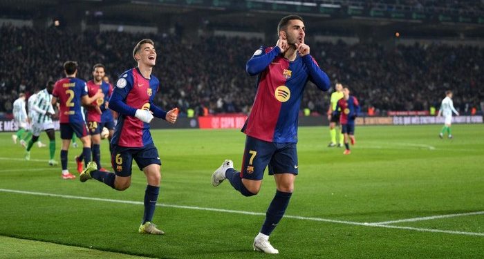 Barcelona Vs Real Betis: Menang 5-1, Blaugrana ke 8 Besar Copa del Rey