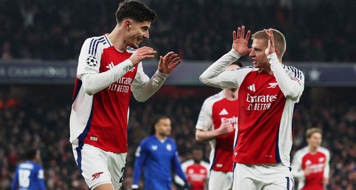 Arsenal Vs Dinamo Zagreb: Meriam London Menang Telak 3-0