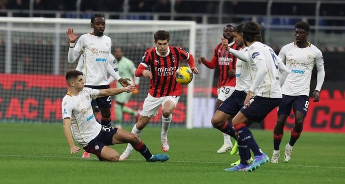 AC Milan Vs Cagliari di Liga Italia Tuntas 1-1