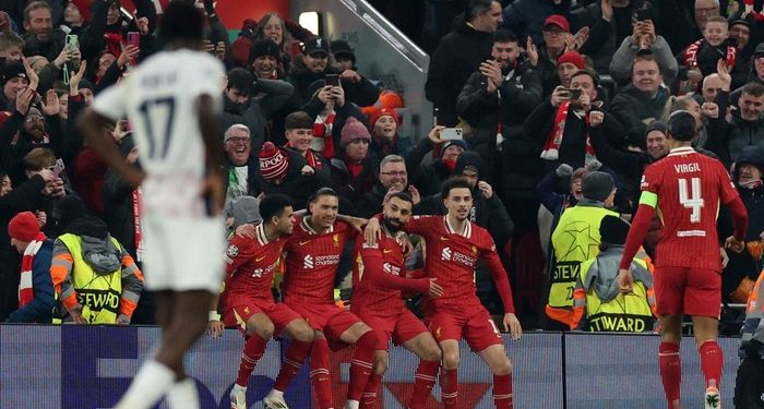 Hasil Liga Champions: Liverpool Lolos ke 16 Besar Usai Bungkam Lille
