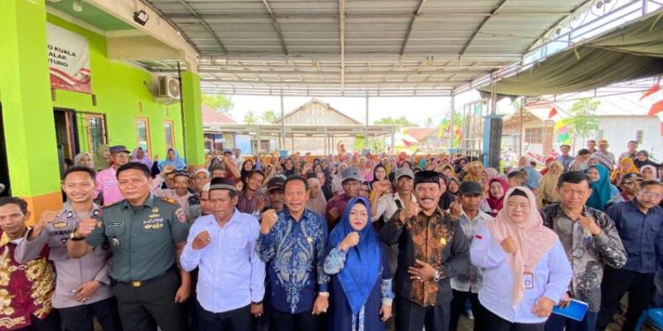 H Jahrian Serap Aspirasi Warga Sungai Pitung, Fokus Ketahanan Pangan dan Infrastruktur Desa