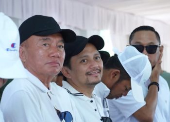 Penuh Semangat, H Muhidin dan Hasnuryadi Ikuti Gladi Kotor Pelantikan di Monas Jakarta