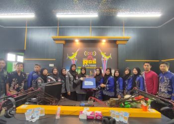 Radio Gema Sa-Ijaan Antusias Sambut Kunjungan SMKN 1 Kotabaru