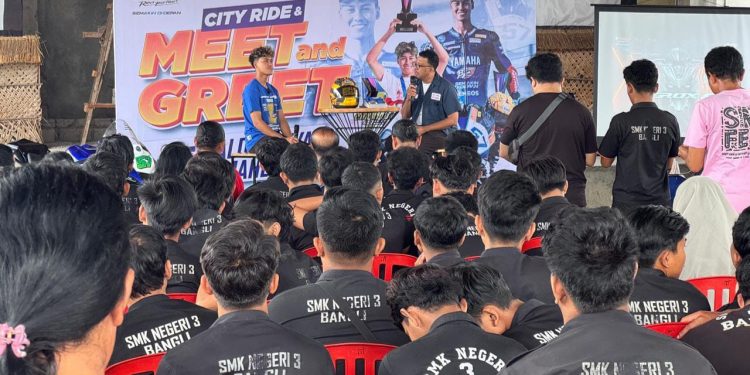 Jadi Inspirasi, Aldi Satya Mahendra Meet & Greet dengan Siswa SMK Negeri 3 Bangli Bali