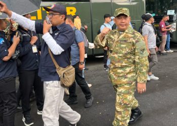 Pasca Dilantik sebagai Bupati HST, Bang Rizal Resmi Masuk Komcad TNI