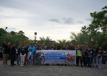 PT STSJ Yamaha Gelar Rolling City & Gathering Lexi LX 155 di Banjarmasin