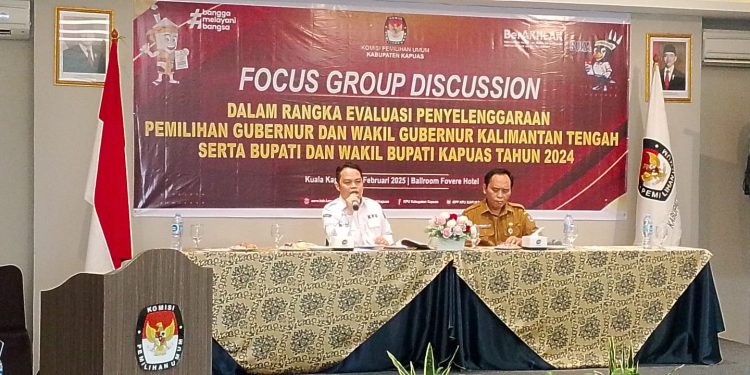 KPU Kapuas Evaluasi Penyelenggaraan Pilkada Serentak 2024