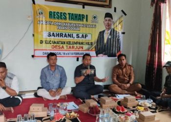 Reses DPRD Kotabaru, Sahrani Serap Aspirasi Warga Desa Tarjun