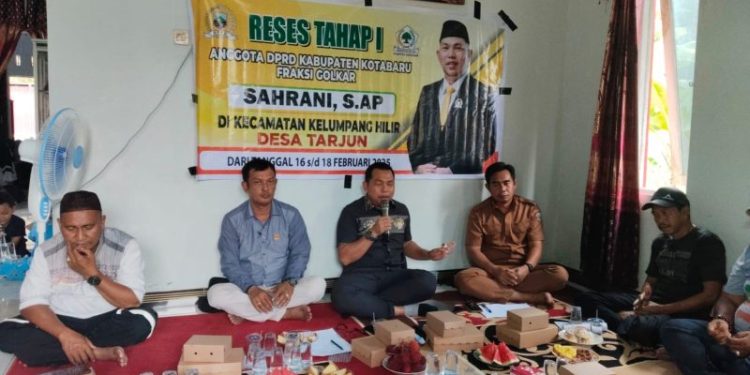 Reses DPRD Kotabaru, Sahrani Serap Aspirasi Warga Desa Tarjun