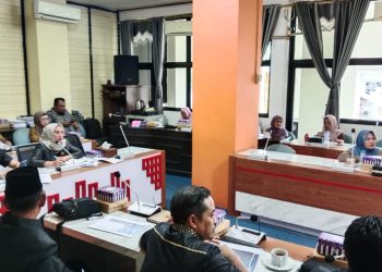 DPRD Bersama Disparpora Kotabaru Gelar RDP, Dengarkan Keluhan Pedagang Pasar Wadai Ramadan