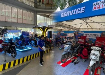 PT STSJ Yamaha Gelar Exhibition Aerox Alpha di Ramayana Sentra Antasari Banjarmasin