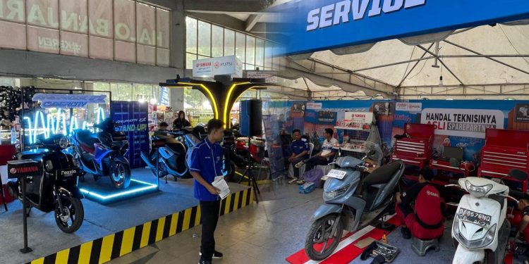 PT STSJ Yamaha Gelar Exhibition Aerox Alpha di Ramayana Sentra Antasari Banjarmasin