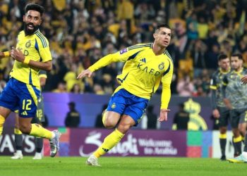 Ronaldo Cetak Gol Heading Indah Jadi Kado Istimewa Ultah ke-40