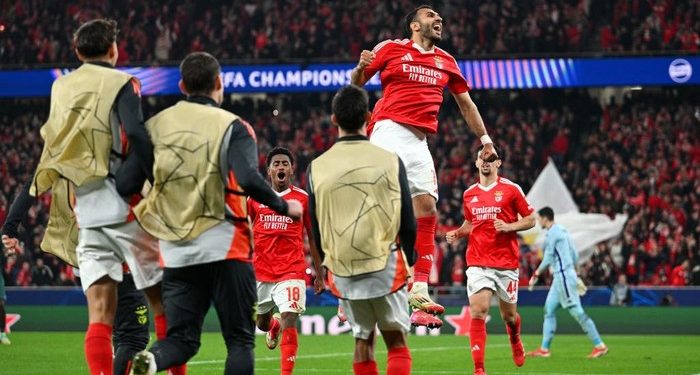 Benfica Vs AS Monaco 3-3, Si Elang Terbang ke 16 Besar Liga Champions