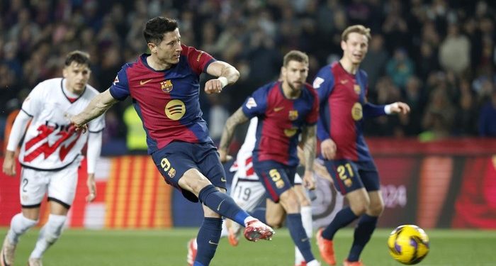 Barcelona Vs Rayo Vallecano di Liga Spanyol: Menang 1-0, Blaugrana ke Puncak!