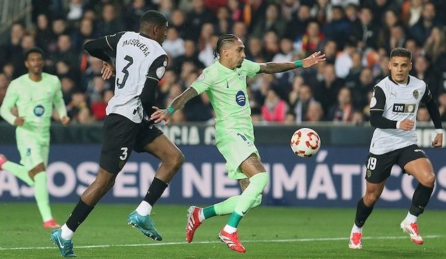 Valencia vs Barcelona: Pesta Gol 5-0, Blaugrana Raih Tiket ke Semifinal Copa del Rey