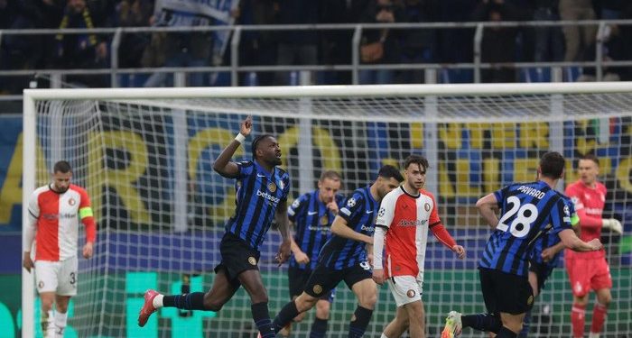 Inter Milan Vs Feyenoord: Menang 2-1, I Nerazzurri ke Perempatfinal