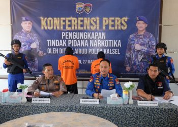 Polda Kalsel Gagalkan Peredaran 400 Gram Sabu