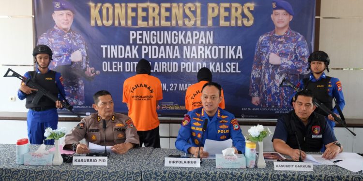 Polda Kalsel Gagalkan Peredaran 400 Gram Sabu