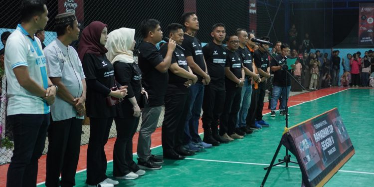 Samsul Rizal Resmikan Lapangan Futsal Banua Budi dan Buka Turnamen Futsal Ramadhan Cup Season V