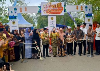Resmi Dibuka Bupati Samsul Rizal, 62 Lapak Kuliner Meriahkan Pasar Ramadan
