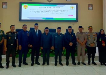 Bupati Samsul Rizal Sampaikan Pidato Perdana di Gedung DPRD HST