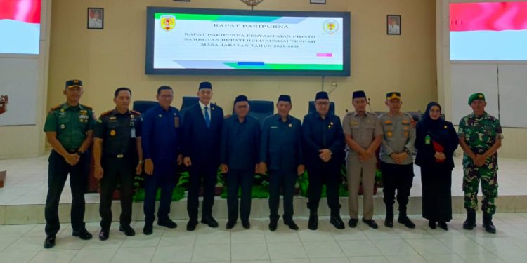 Bupati Samsul Rizal Sampaikan Pidato Perdana di Gedung DPRD HST