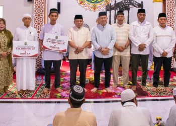 Wiyatno Gelar Safari Ramadan di Masjid Sirajul Huda Desa Saka Batur