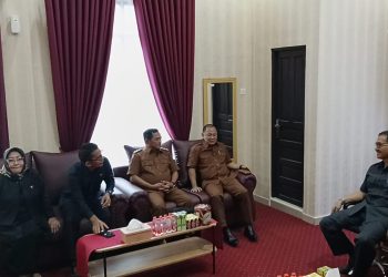 Bupati dan Wabup Barsel Bersilaturahmi dengan Forkopimda