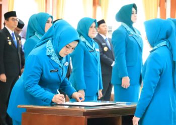 Suci Anisa Rusli Dilantik Sebagai Ketua TP PKK Kotabaru