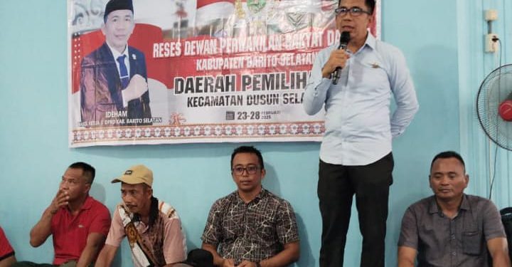 Serap Aspirasi Masyarakat, Wakil Ketua I DPRD Barsel Laksanakan Reses