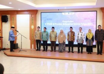 Andi Rudi Latif Hadiri Pengukuhan TPKAD Kabupaten Tanbu