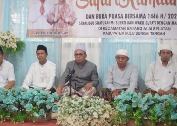 Safari Ramadan di Kecamatan BAS, Wabup Ajak Masyarakat Berpartisipasi Membangun HST