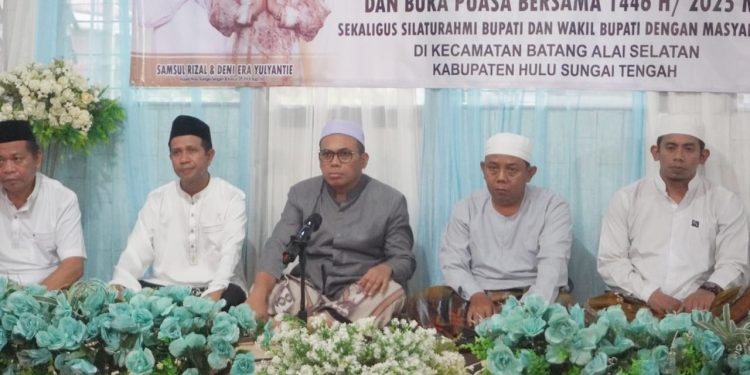 Safari Ramadan di Kecamatan BAS, Wabup Ajak Masyarakat Berpartisipasi Membangun HST