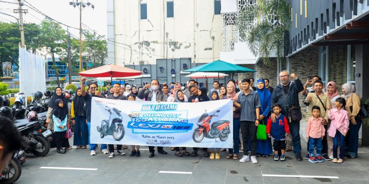 PT STSJ Yamaha Gelar Buka Bersama, Rolling City dan Gathering Lexi LX 155