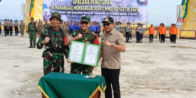 TMMD Ke-123 Resmi Ditutup, Wujudkan Pemerataan Pembangunan dan Ketahanan Nasional