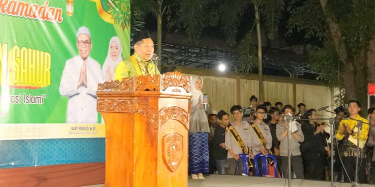 Lestarikan Budaya Lokal, Bupati HST Buka Lomba Bagarakan Sahur
