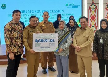 BPJS Ketenagakerjaan Kapuas Serahkan Santunan Kecelakaan Kerja dan Kematian