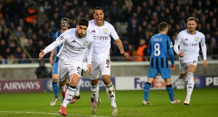 Club Brugge Vs Aston Villa di Liga Champions: Rashford dkk Menang 3-1