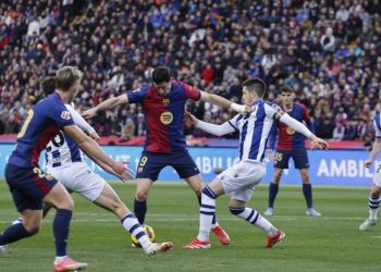 Hasil Liga Spanyol: Lawan 10 Pemain Sociedad, Barcelona Pesta 4-0