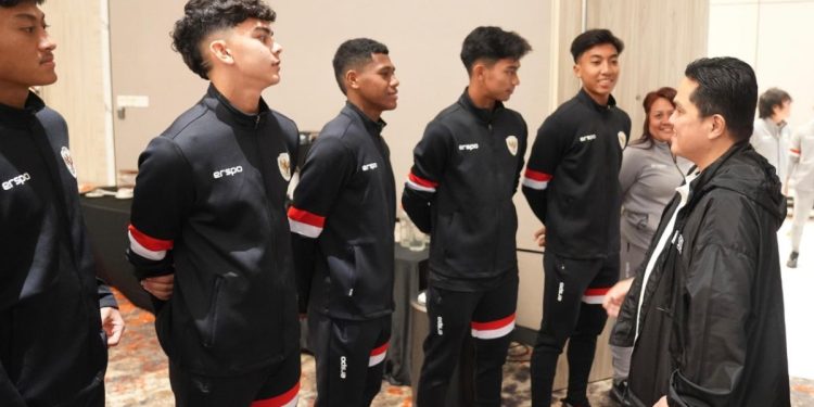 Jelang Piala Asia U-17 2025, Erick Thohir Punya 3 Pesan untuk Timnas Indonesia U-17