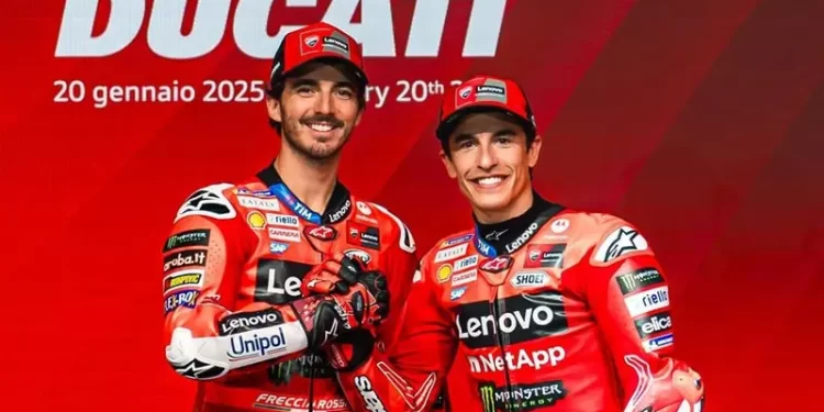 Bersaing Sengit, Duet Francesco Bagnaia dan Marc Marquez Diyakini Tetap Terkendali di MotoGP 2025