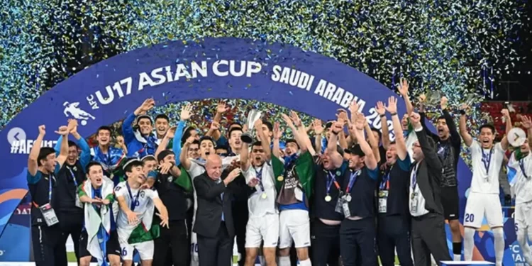 Main dengan 9 Pemain, Uzbekistan Juara Piala Asia U-17 2025