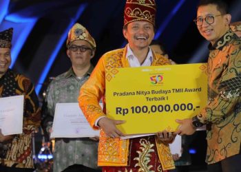 Anjungan Kalsel TMII Terbaik se-Indonesia, Bentuk Komitmen H Muhidin Lestarikan Budaya Banjar