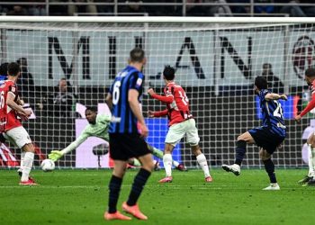 AC Milan vs Inter Milan Semifinal Copa Italia: Skor 1-1