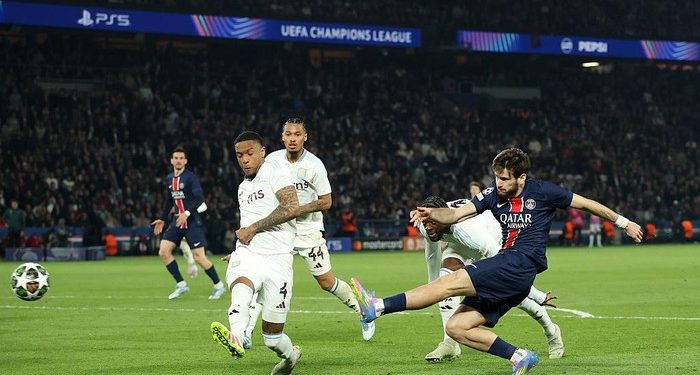 Hasil Liga Champions: PSG Hajar Aston Villa 3-1
